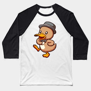 Dancer Duck Baseball T-Shirt